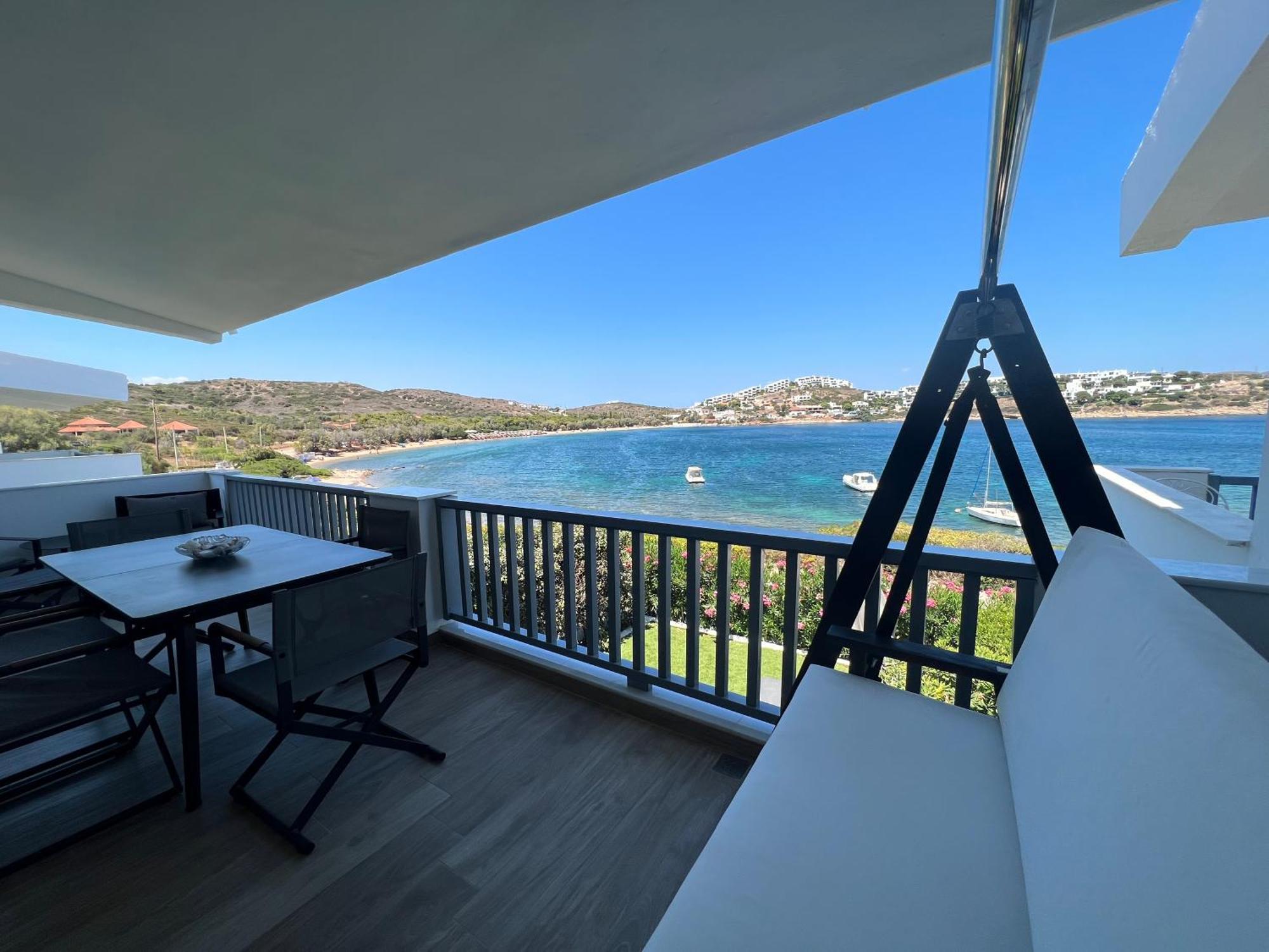Sounio - Waterfront Luxury Spa Villa Pounta Zeza 170 Sqm On Private Beach スーニオ エクステリア 写真