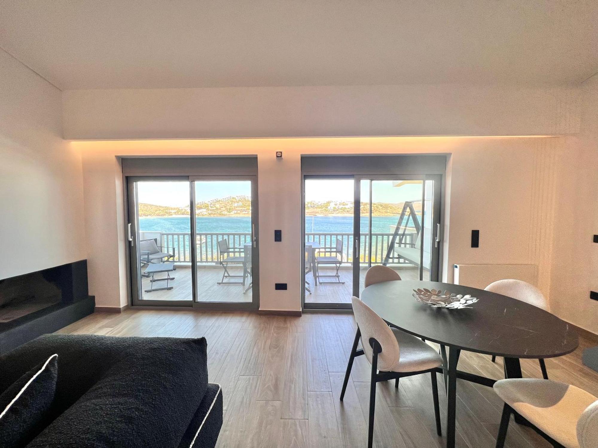 Sounio - Waterfront Luxury Spa Villa Pounta Zeza 170 Sqm On Private Beach スーニオ エクステリア 写真